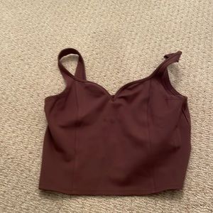 Brown Abercrombie and Fitch Top